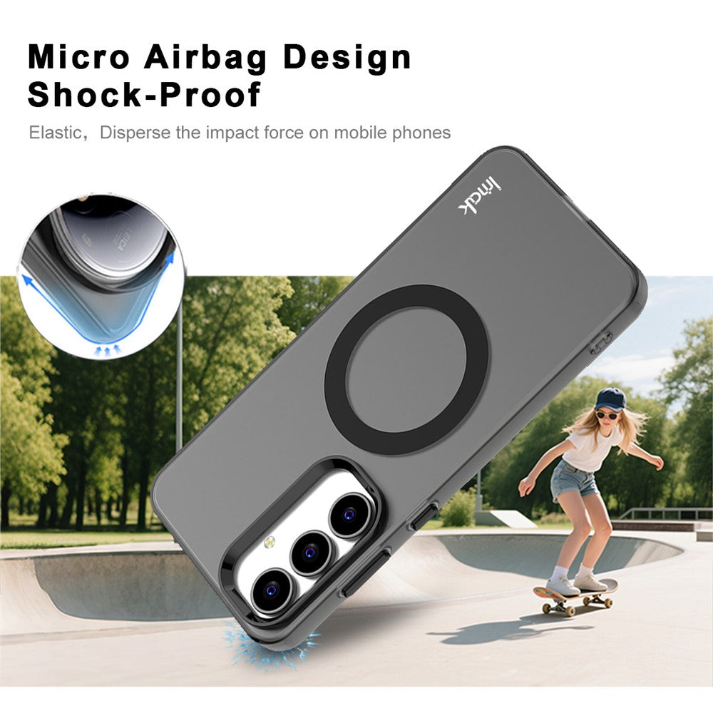 Imak Candy Colour TPU + PET Case Compatible with MagSafe - For Samsung Galaxy S25 FE