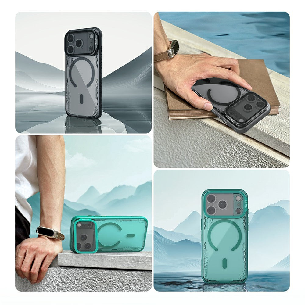 Nillkin Iceblade CamProp MagSafe Case PC TPU Cover - For iPhone 17 Pro