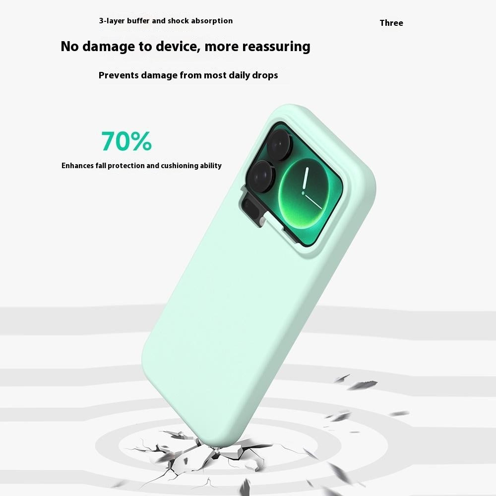 Liquid Silicone Case Shockproof Protective Back Cover - For Xiaomi 17 Pro