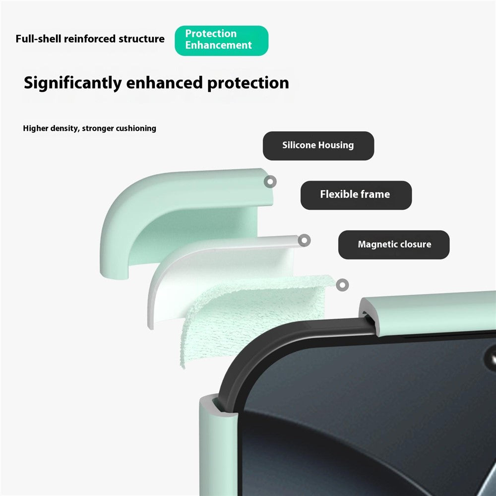 Liquid Silicone Case Shockproof Protective Back Cover - For Xiaomi 17 Pro