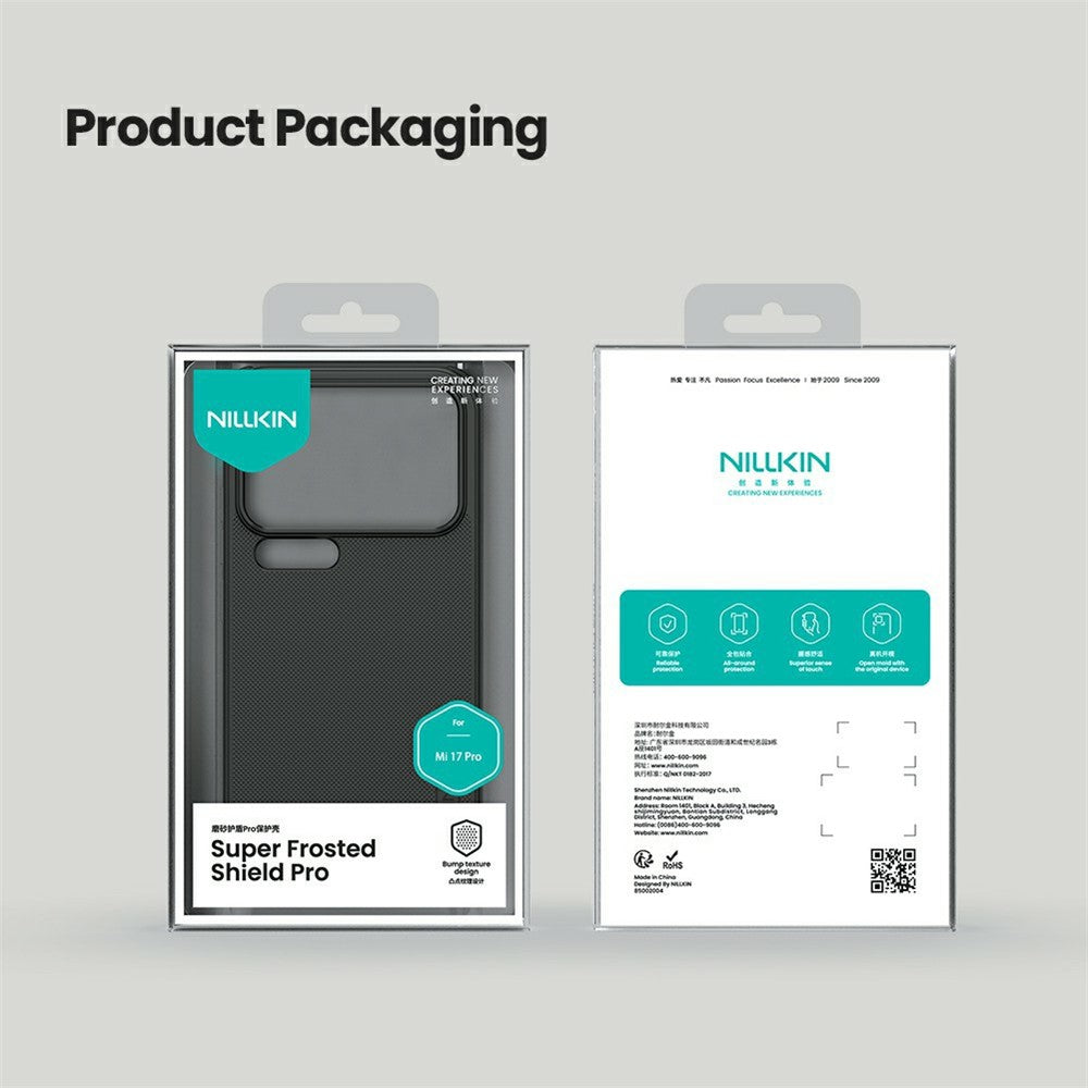Nillkin Frosted Shield Pro Matte PC + TPU Case - For Xiaomi 17 Pro