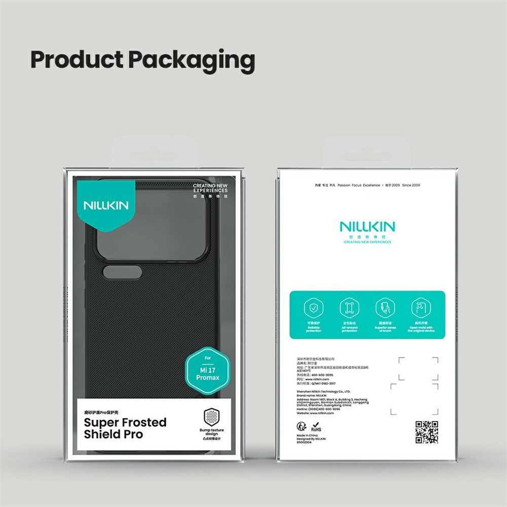 Nillkin Frosted Shield Pro Matte PC + TPU Case - For Xiaomi 17 Pro Max
