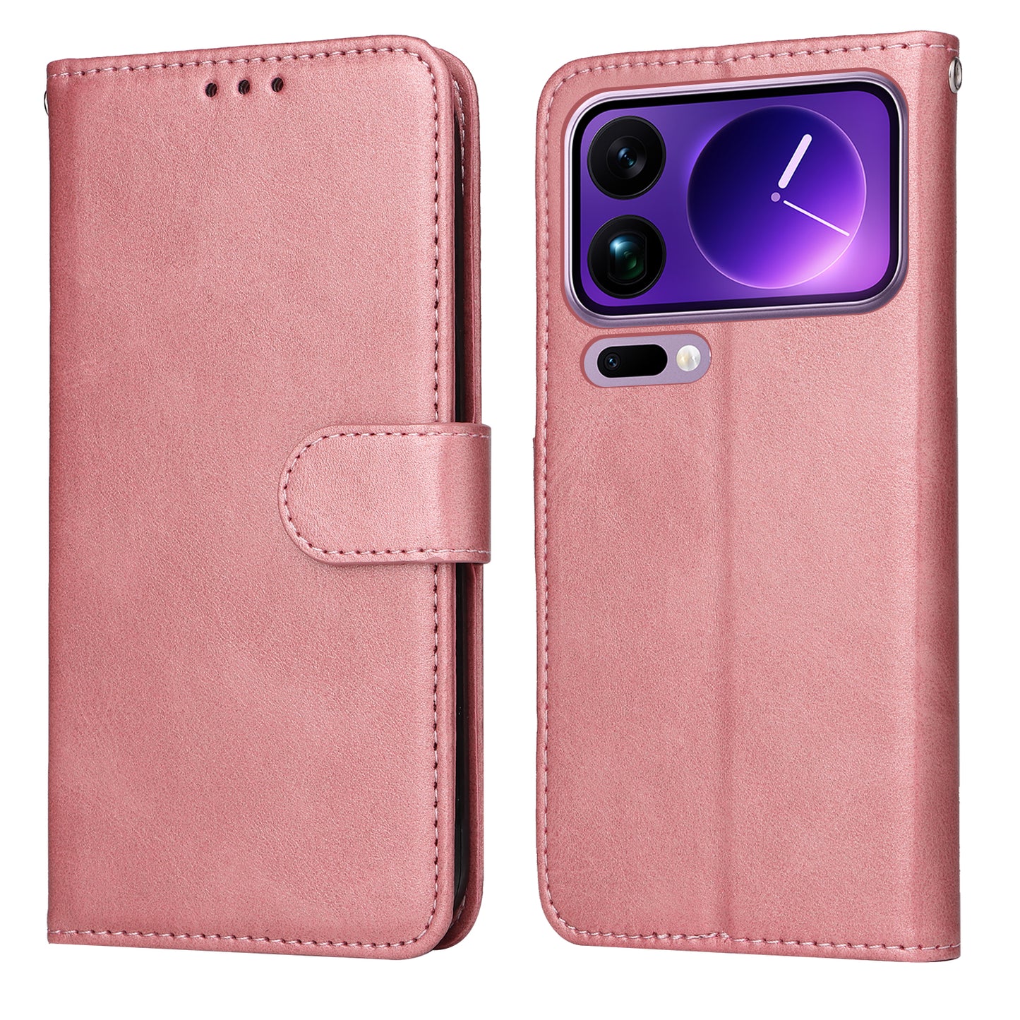 Wallet PU Leather Case Folio Flip Phone Cover - For Xiaomi 17 Pro Max