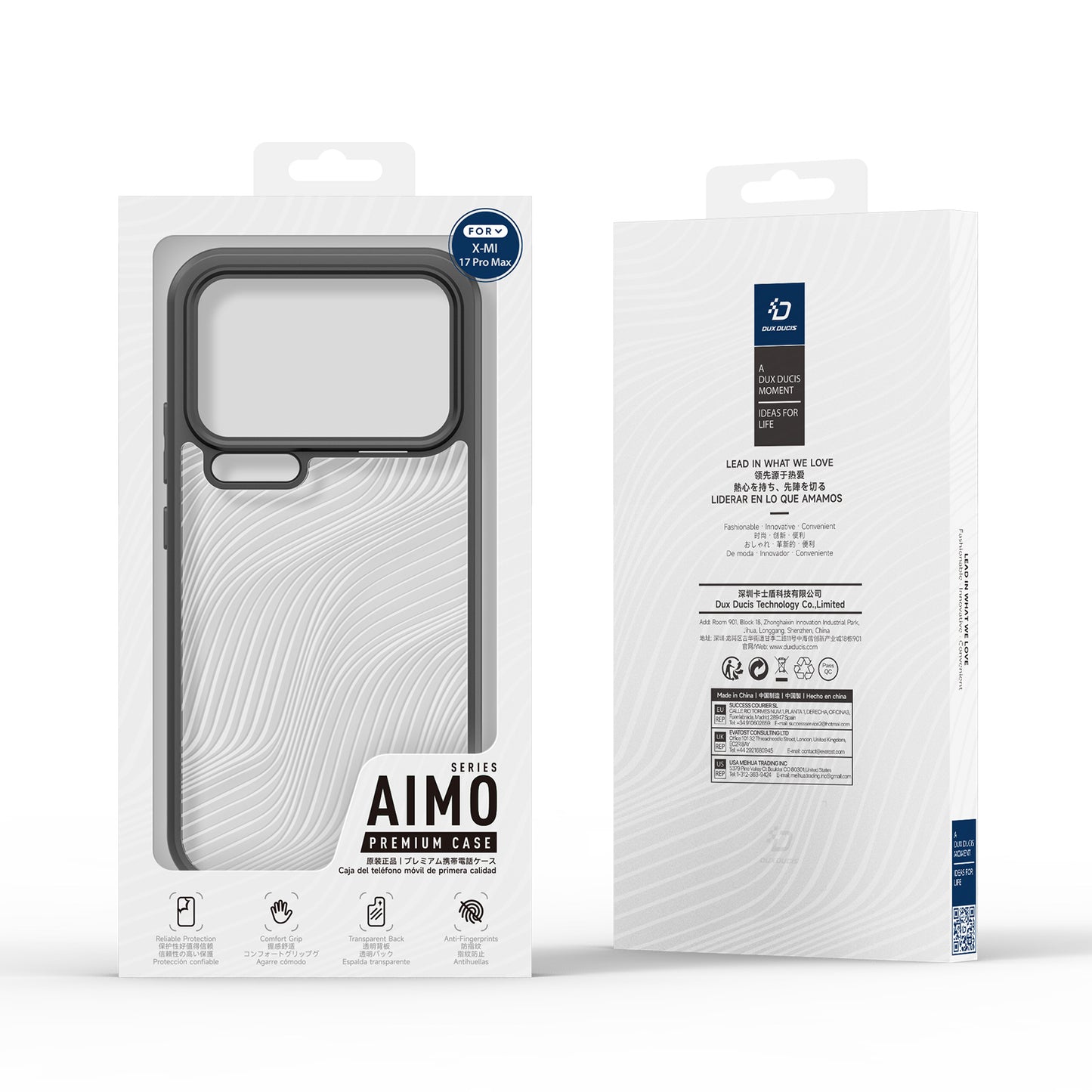Dux Ducis Aimo Series TPU + PC Matte Case (REACH Certification) - For Xiaomi 17 Pro Max