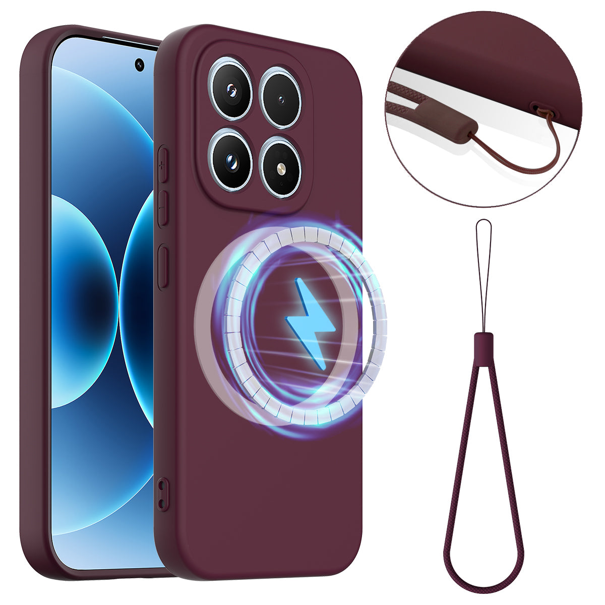 Liquid Silicone MagSafe Case Phone Cover - For Xiaomi 17