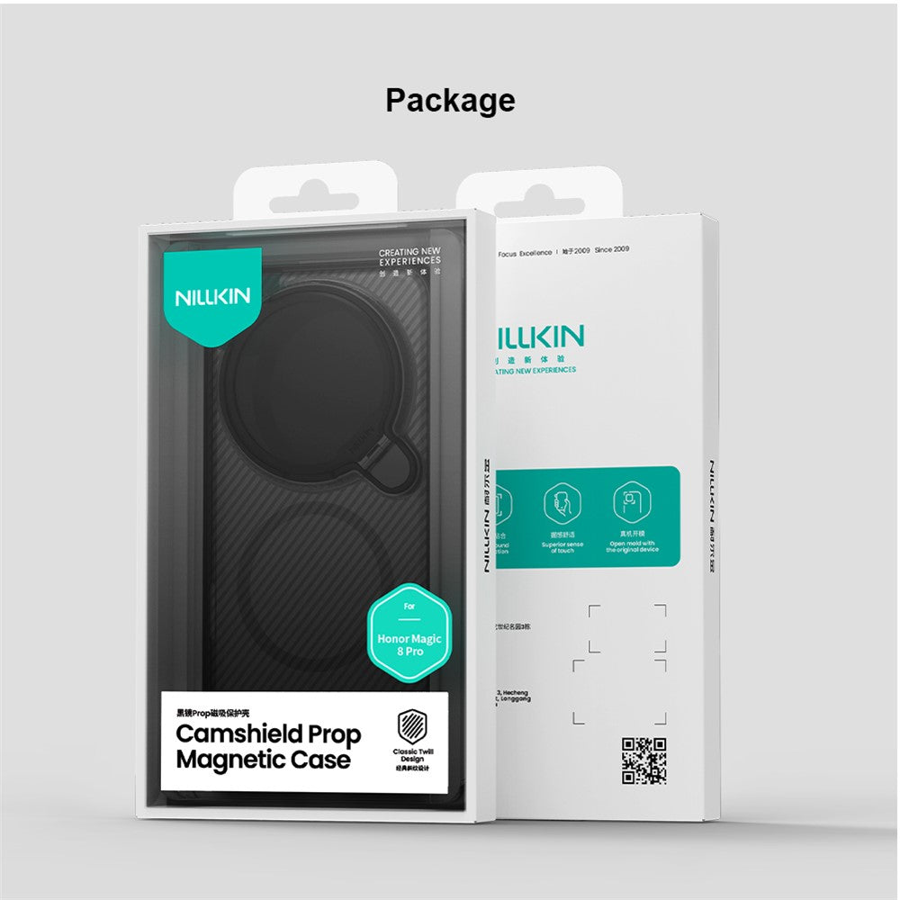 Nillkin CamShield Prop Magnetic Series Clear Lens Lid PC TPU Case - For Honor Magic8 Pro