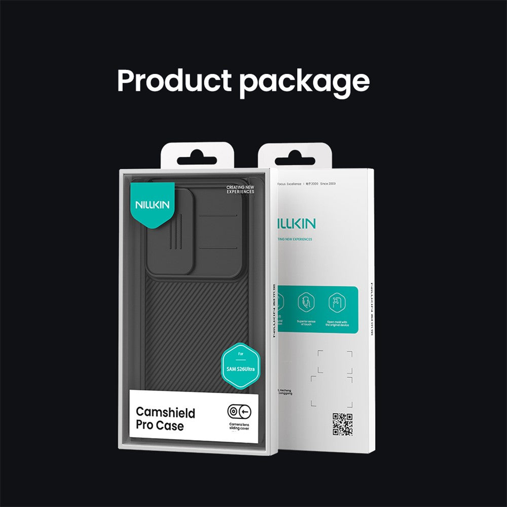Nillkin CamShield Pro PC + TPU Black Phone Case - For Samsung Galaxy S26 Ultra
