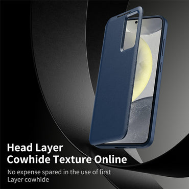 View Window PU Leather Wallet Case - For Samsung Galaxy S26 Ultra