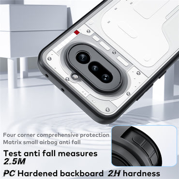 Shockproof PC + TPU Clear Phone Case Back Cover - For Nothing Phone (4a)