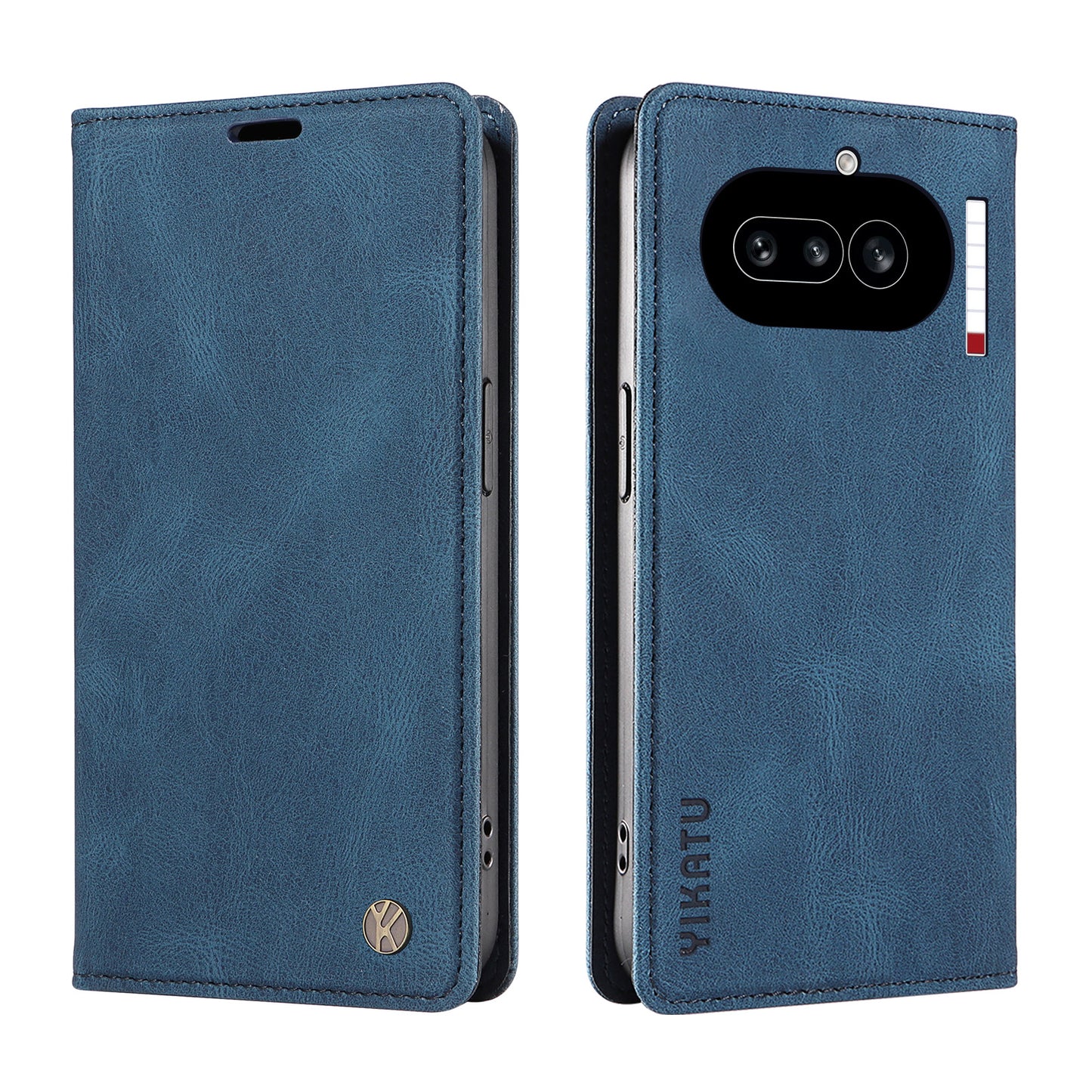 YIKATU YK-004 Skin-Touch PU Leather Wallet Phone Case - For Nothing Phone (4a)