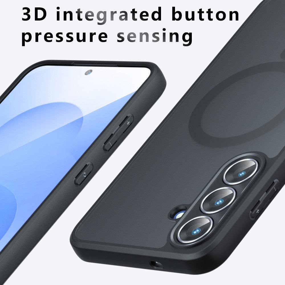 TPU + PC MagSafe Matte Black Phone Case - For Samsung Galaxy S26 FE