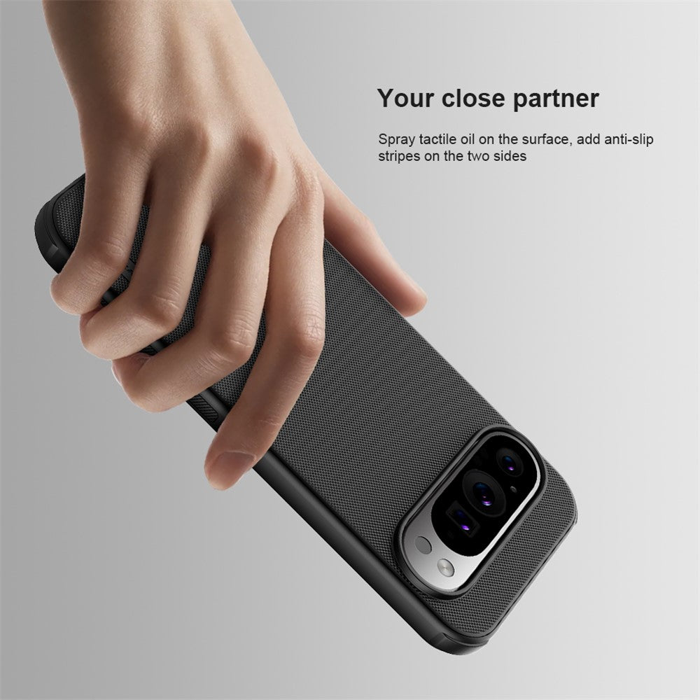 Nillkin Frosted Shield Pro Magnetic PC + TU Black Case - For Google Pixel 9 / 9 Pro