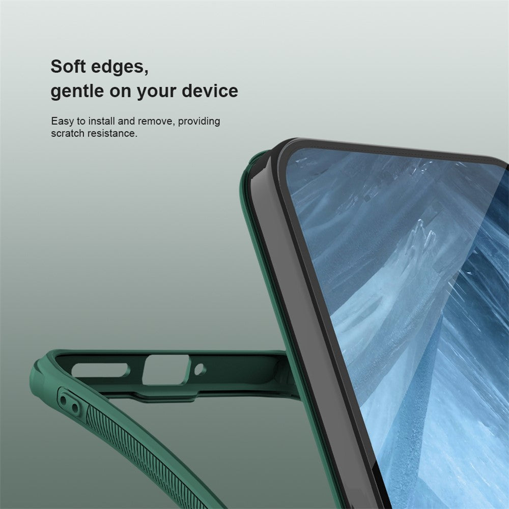 Nillkin Frosted Shield Pro Magnetic PC + TU Black Case - For Google Pixel 9 / 9 Pro