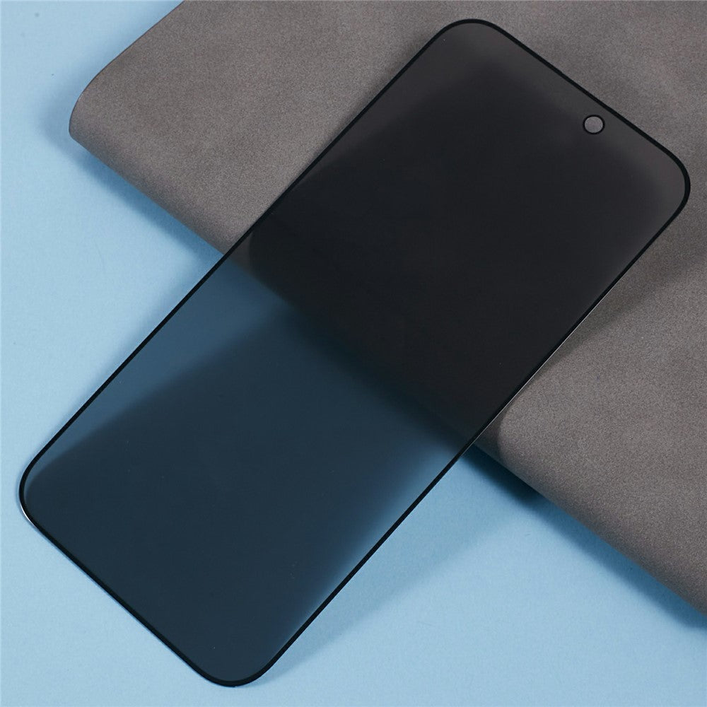 Anti-Peep Privacy Protection Tempered Glass Screen Protector Full Glue - For iPhone Air