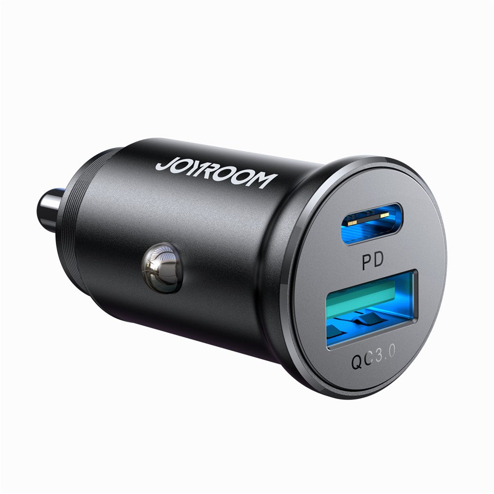 Joyroom CCN05 Mini 30W USB + Type-C Fast Charging Car Adapter