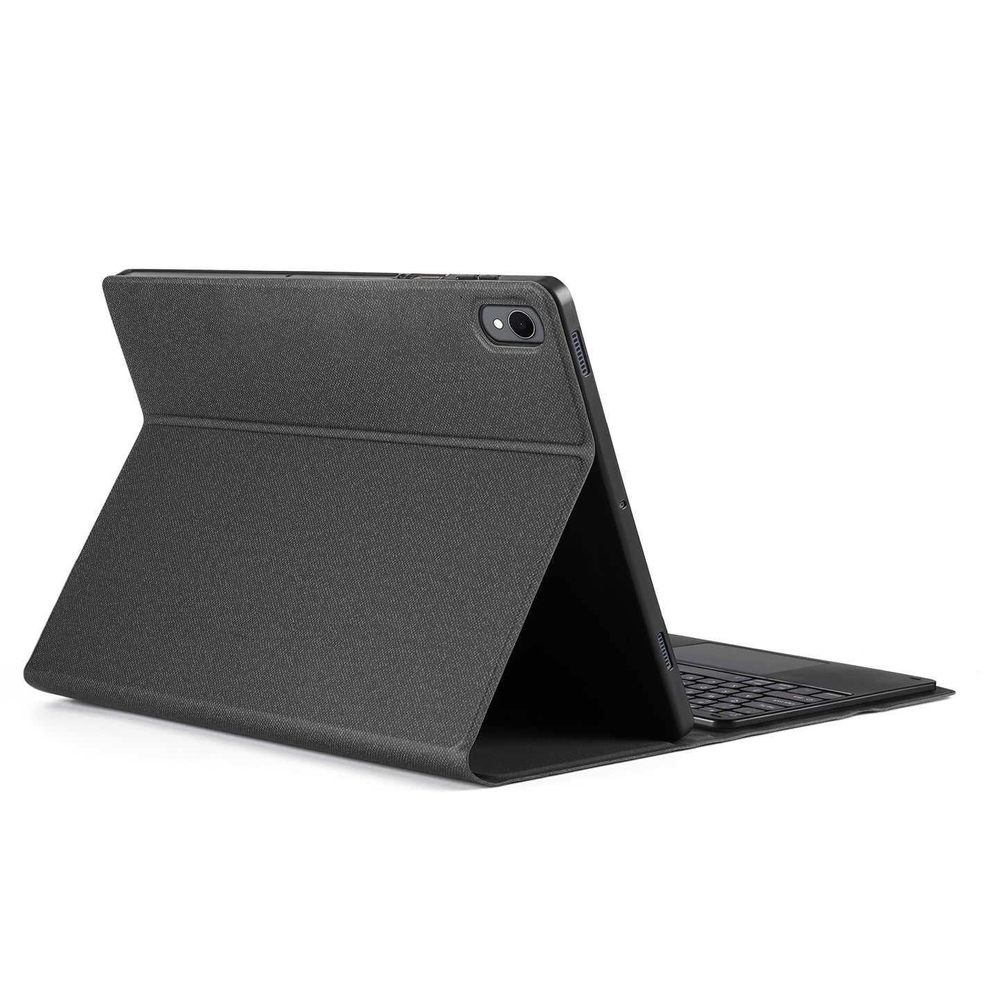 Dux Ducis TK Series PU Leather Black Case with Bluetooth-compatible Keyboard - For Samsung Galaxy Tab S11