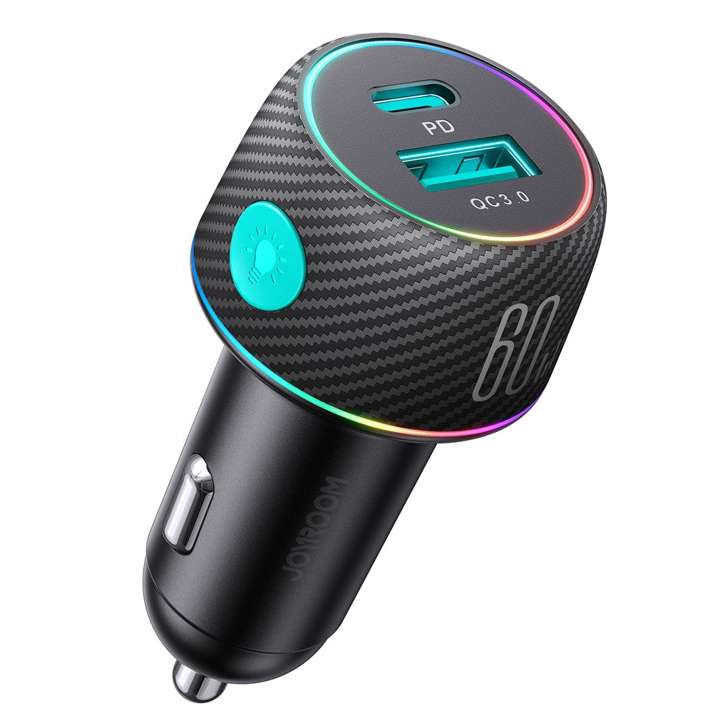 Joyroom CCN01 60W USB-A + Type-C Fast Car Charger