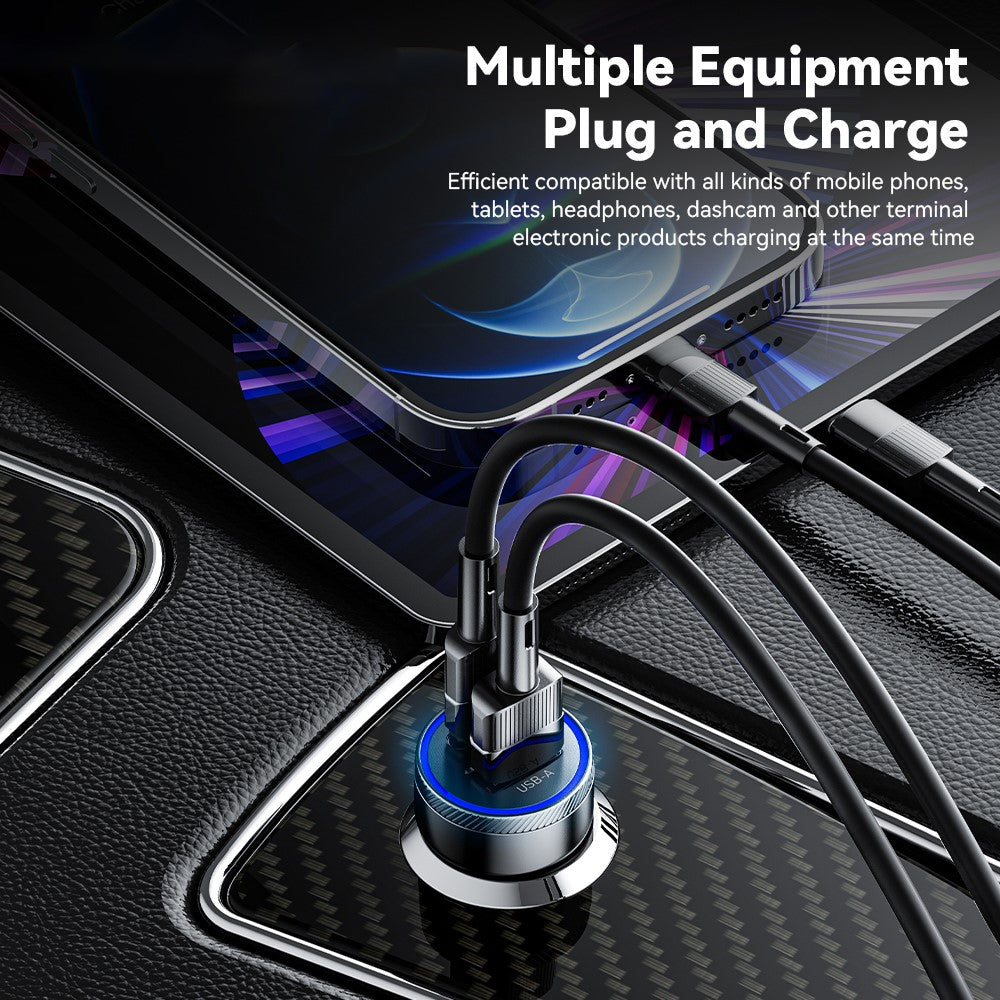 Essager 54W USB-A + USB-C Fast Charging Mini In Car Charger
