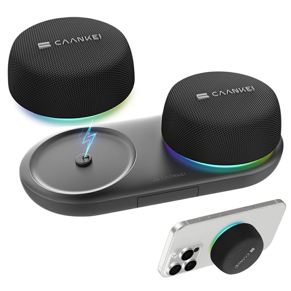 CAANKEI CS20 2 in 1 Wireless Bluetooth Speaker Portable Sound Box with Magnetic Base