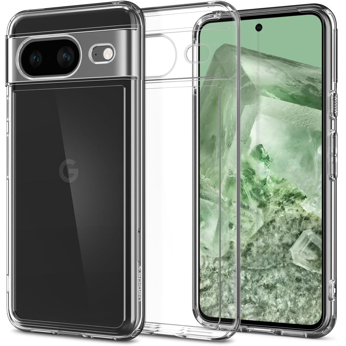 Spigen Ultra Hybrid Case Crystal Clear - For Google Pixel 8