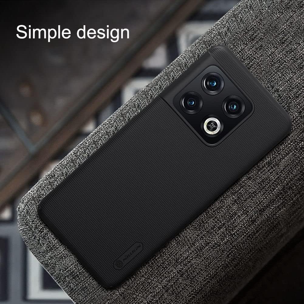 Nillkin Super Frosted Shield Black Case - For OnePlus 10 Pro - mosaccessories