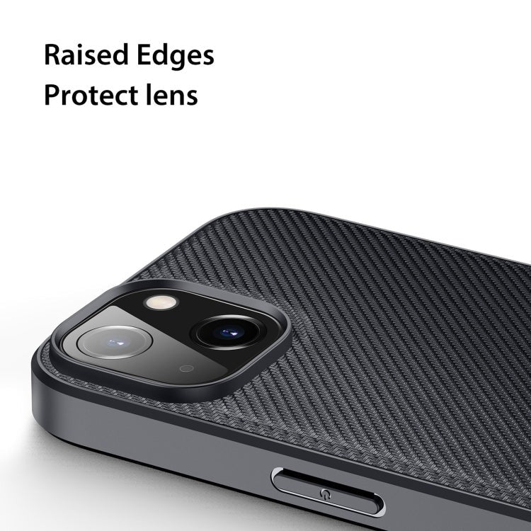 Dux Ducis Fino Series PU + TPU Black Case - For iPhone 14 / 13 - mosaccessories