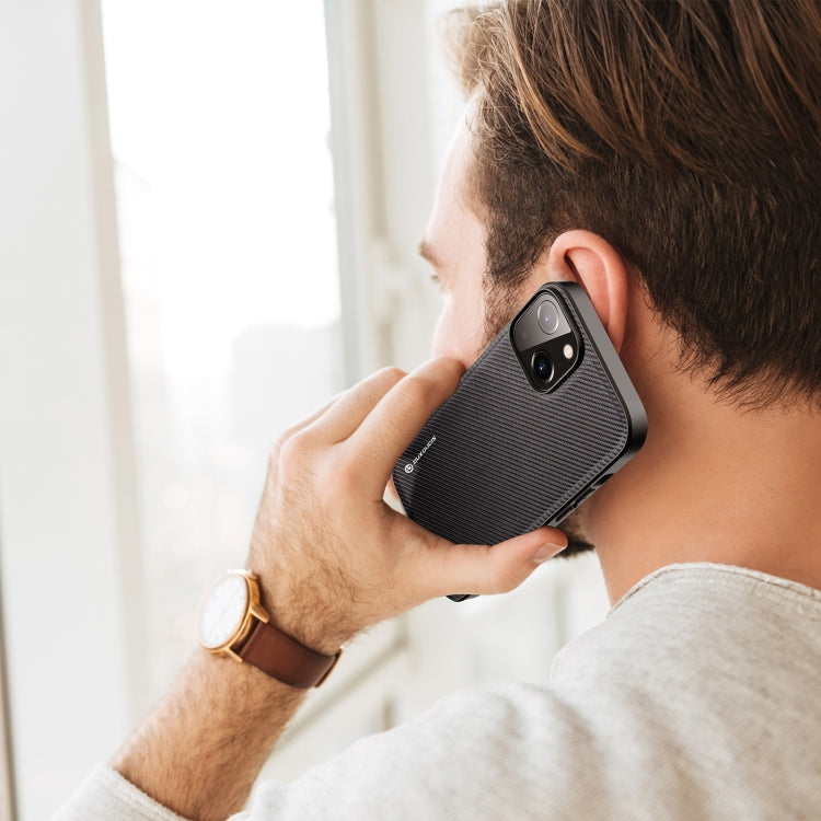 Dux Ducis Fino Series PU + TPU Black Case - For iPhone 14 / 13 - mosaccessories