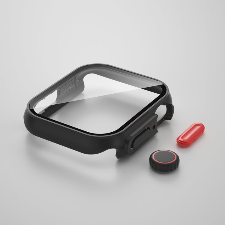Film PC Watch Case with Detachable Button - For Apple Watch Series 6 / 5 / 4 / SE (2022) / SE (44mm) - mosaccessories