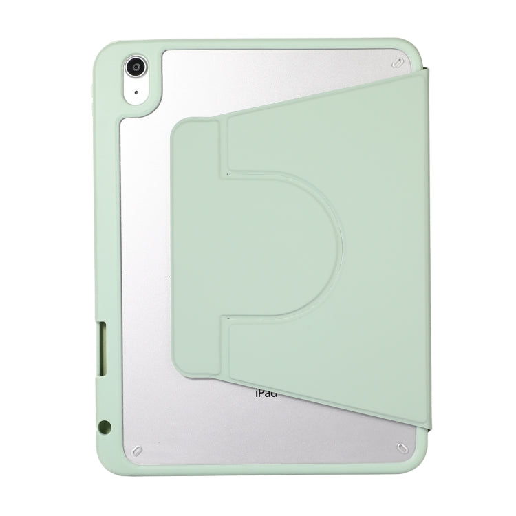 2 in 1 Acrylic Split Rotating PU Leather Case - For iPad 10th Gen 10.9" (2022) - mosaccessories