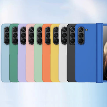 Skin Feel PC Phone Case with Hinge - For Samsung Galaxy Z Fold5 / Flip5