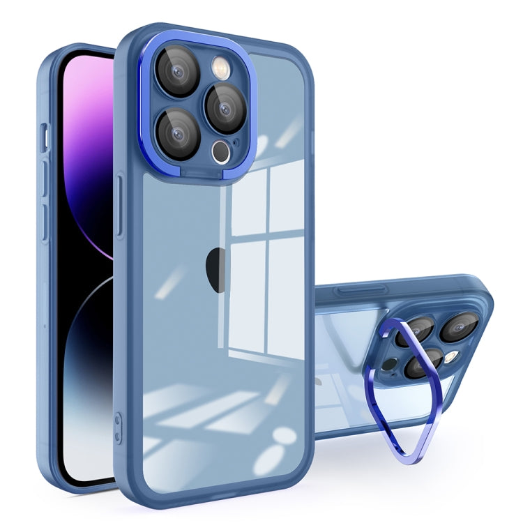 Invisible Lens Bracket Matte Transparent Phone Case - For iPhone 13 Pro Max - mosaccessories