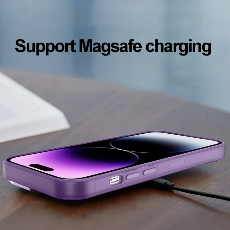 Invisible Lens Bracket Matte Transparent Phone Case - For iPhone 13 Pro Max - mosaccessories
