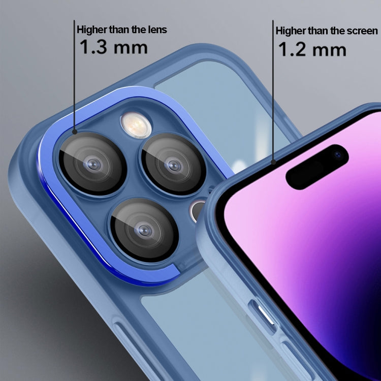 Invisible Lens Bracket Matte Transparent Phone Case - For iPhone 13 Pro Max - mosaccessories