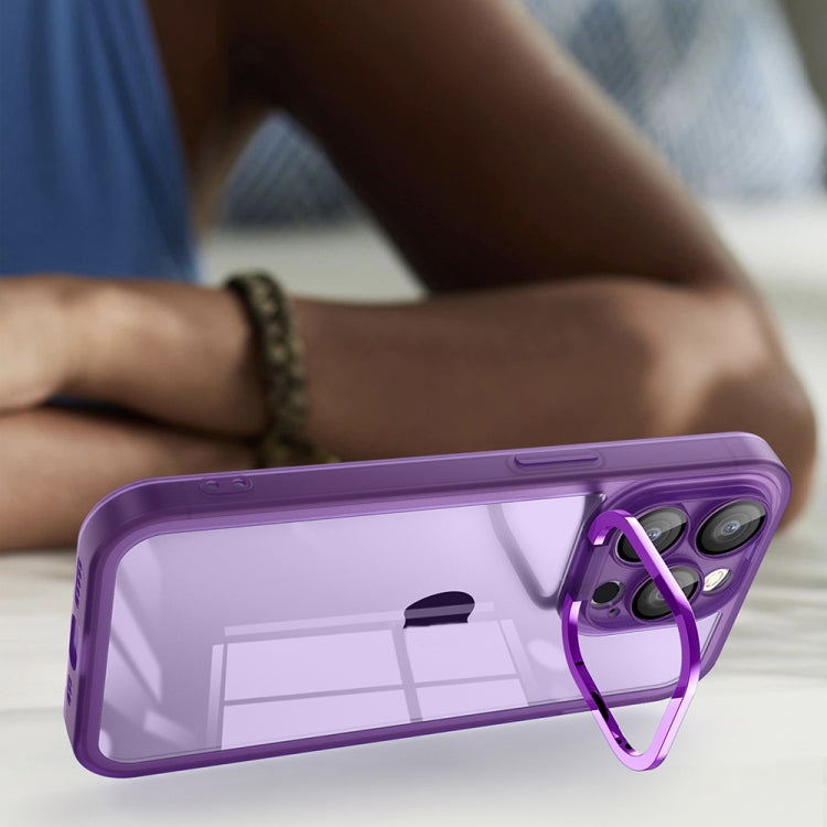 Invisible Lens Bracket Matte Transparent Phone Case - For iPhone 13 Pro Max - mosaccessories