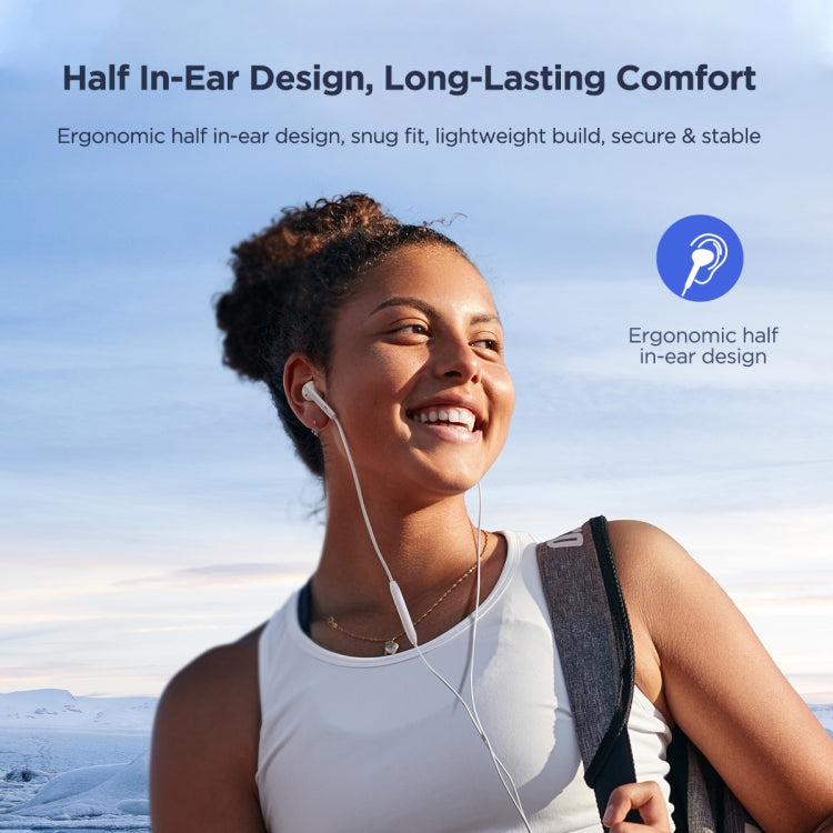 JOYRO0M JR-EC05 Type-C Half In-Ear Wired Earphones