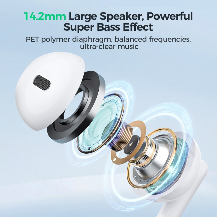 JOYROOM JR-EW01 3.5mm Half In-Ear Wired Earphones
