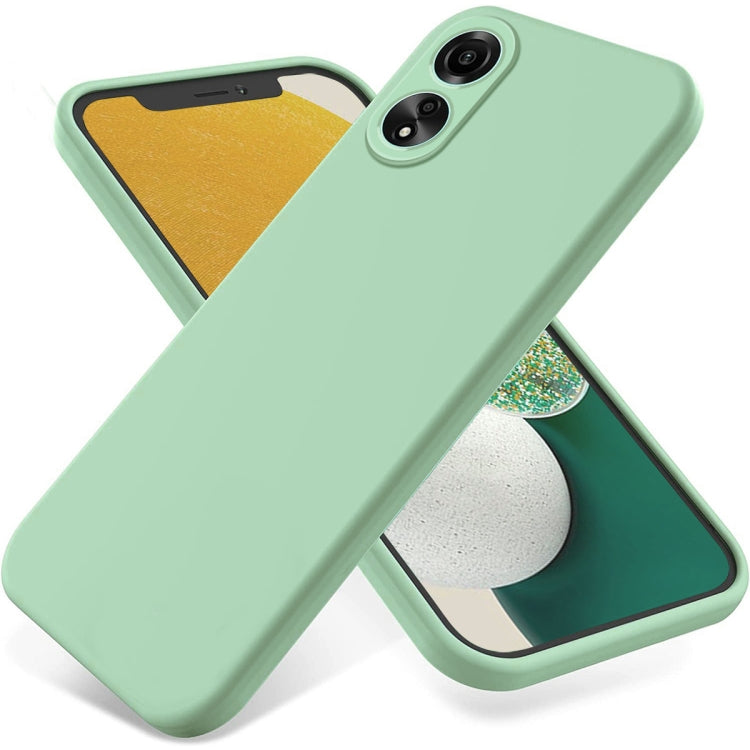 Solid Colour Liquid Silicone Phone Case - For Oppo K11 / Reno10 / Reno10 Pro / Reno10 Pro+ / A78 4G / K11x / F23 / A98 / A1