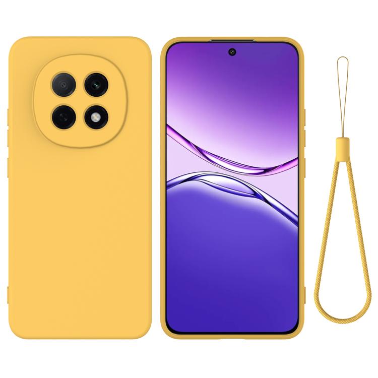 Solid Colour Liquid Silicone Phone Case - For Oppo A5 4G/5G / K13 / A5 Pro / F29 / F29 Pro