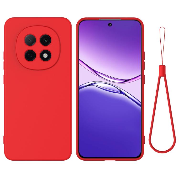 Solid Colour Liquid Silicone Phone Case - For Oppo A5 4G/5G / K13 / A5 Pro / F29 / F29 Pro