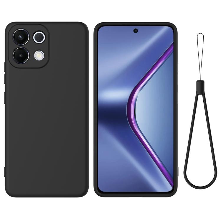 Solid Colour Liquid Silicone Phone Case - For Oppo A5 4G/5G / K13 / A5 Pro / F29 / F29 Pro