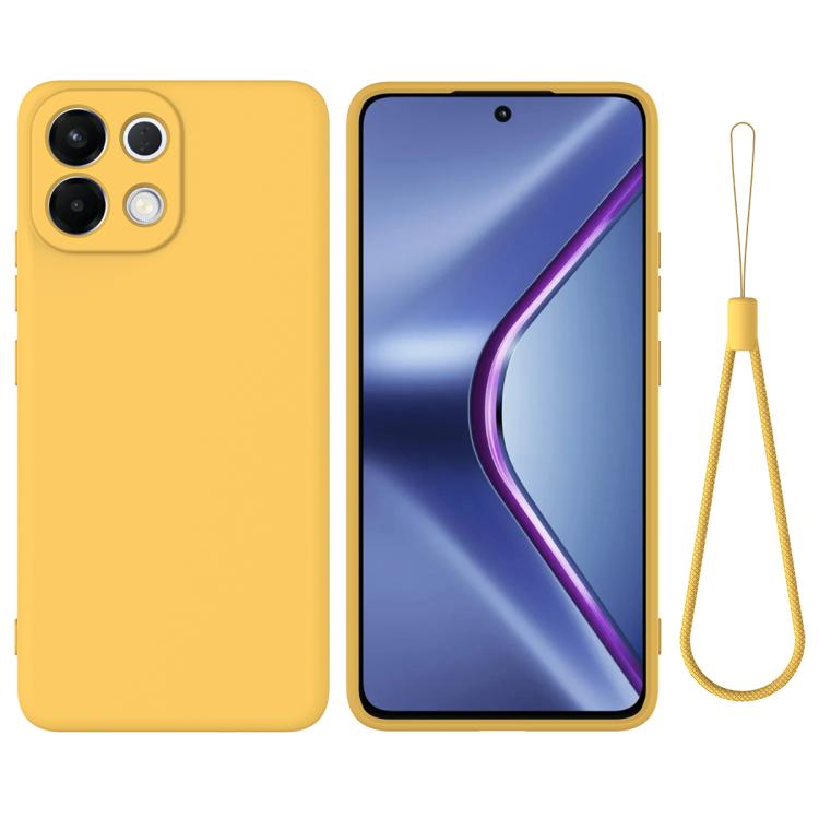 Solid Colour Liquid Silicone Phone Case - For Oppo A5 4G/5G / K13 / A5 Pro / F29 / F29 Pro