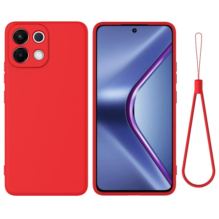 Solid Colour Liquid Silicone Phone Case - For Oppo A5 4G/5G / K13 / A5 Pro / F29 / F29 Pro