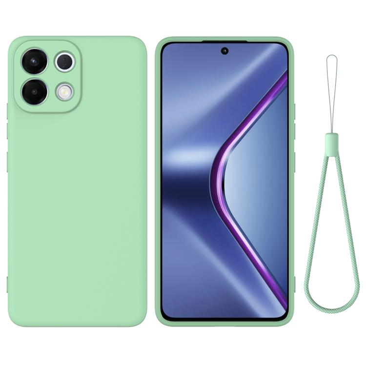 Solid Colour Liquid Silicone Phone Case - For Oppo A5 4G/5G / K13 / A5 Pro / F29 / F29 Pro