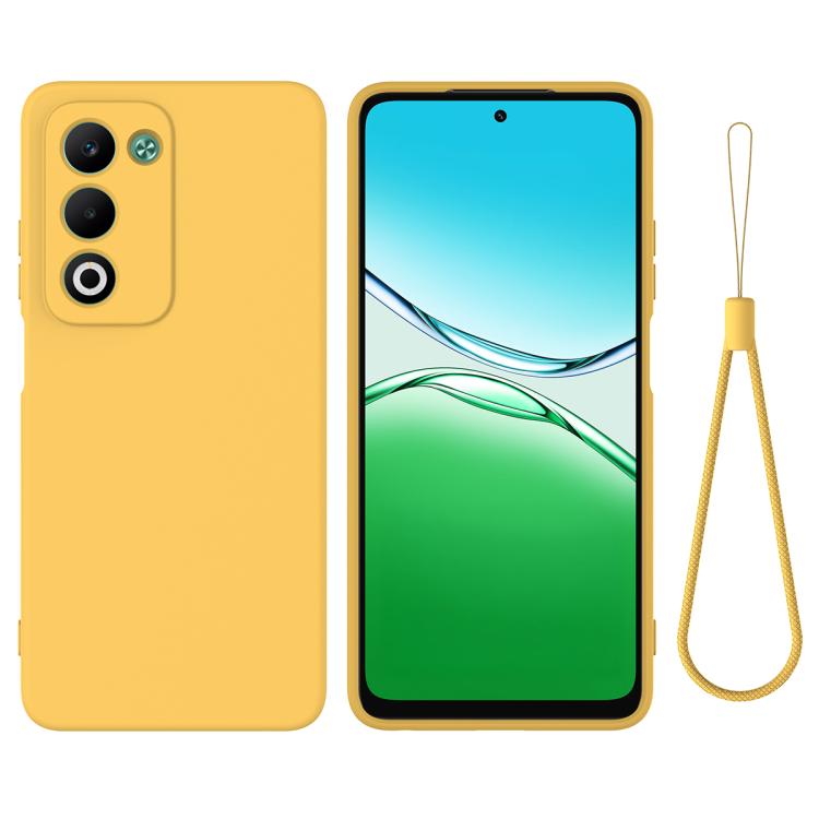 Solid Colour Liquid Silicone Phone Case - For Oppo A5 4G/5G / K13 / A5 Pro / F29 / F29 Pro