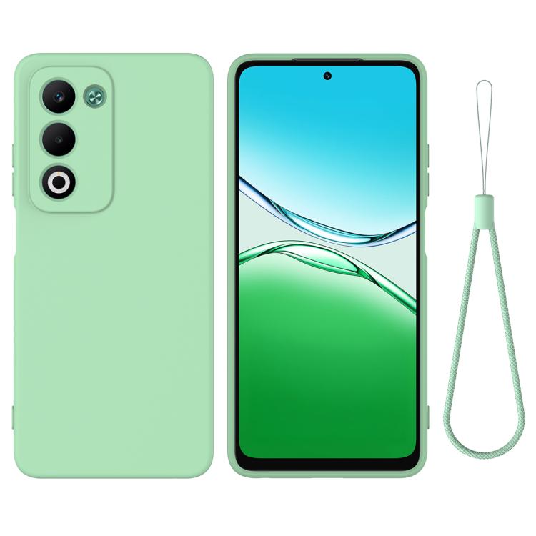 Solid Colour Liquid Silicone Phone Case - For Oppo A5 4G/5G / K13 / A5 Pro / F29 / F29 Pro