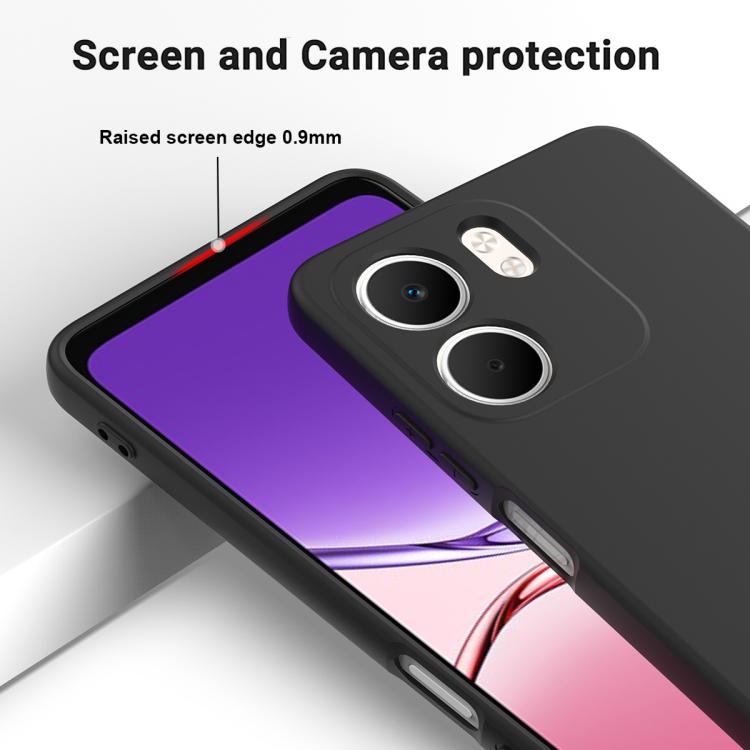 Solid Colour Liquid Silicone Phone Case - For Oppo A5 4G/5G / K13 / A5 Pro / F29 / F29 Pro