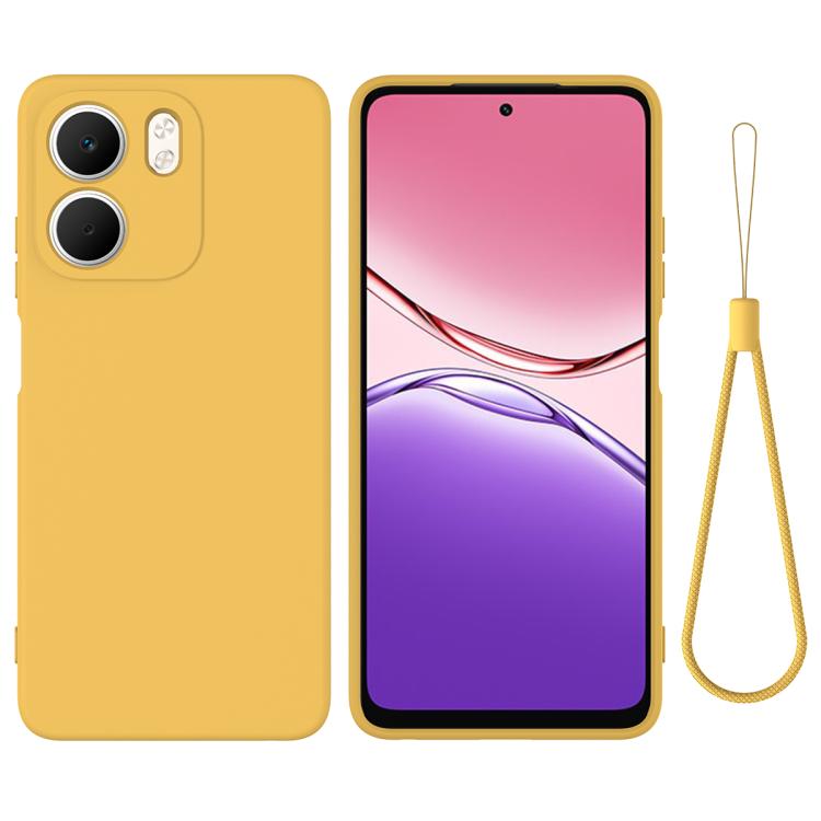 Solid Colour Liquid Silicone Phone Case - For Oppo A5 4G/5G / K13 / A5 Pro / F29 / F29 Pro