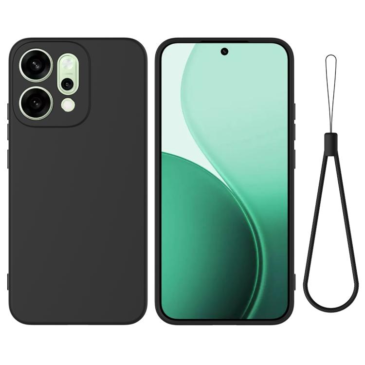Solid Colour Liquid Silicone Phone Case - For Oppo A5 4G/5G / K13 / A5 Pro / F29 / F29 Pro
