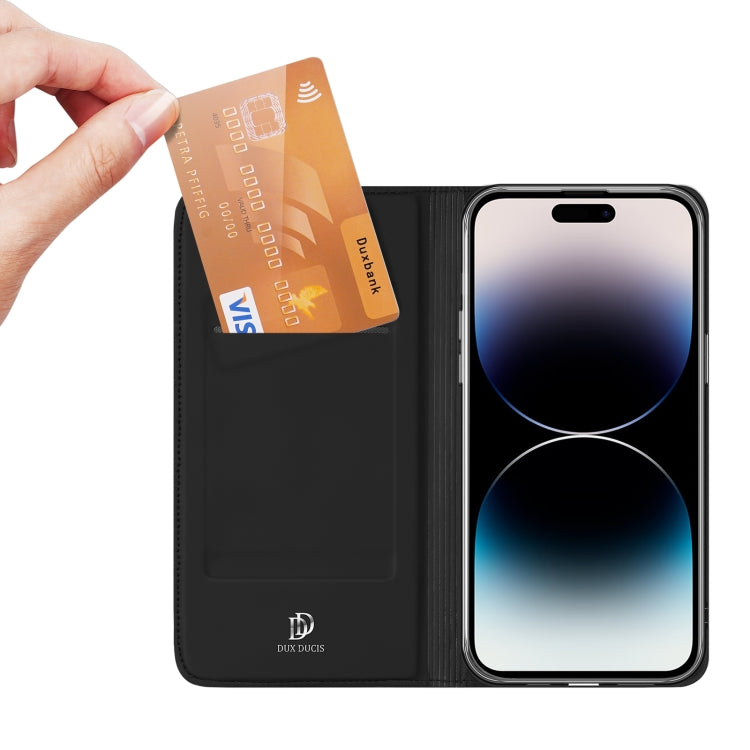 Dux Ducis Skin Pro Series Flip PU Leather Phone Case - For iPhone 16 / 15 Pro Max / 15 Pro