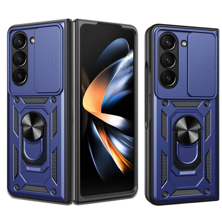 Sliding Camera Cover Design TPU+PC Phone Case - For Samsung Galaxy Z Fold7 / Fold6 / Fold5
